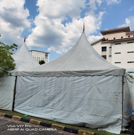 Tents and Canopies for Sungai Buloh Quarantine Centre (25 March 2020)