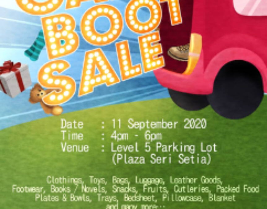 LBSF Charity Car Boot Sale (11 September 2020)