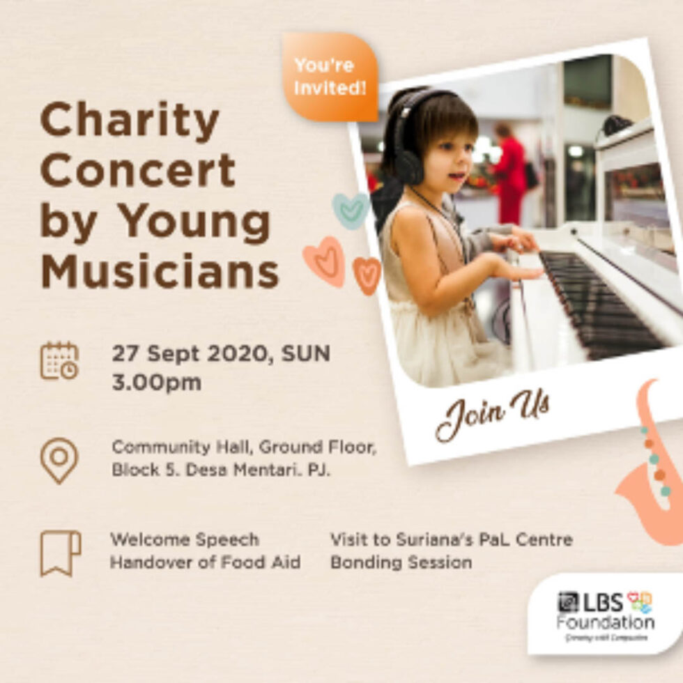 Charity Concert by Young Musicians (27 September 2020) - LBS Foundation