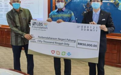Donation to Perbendaharaan Negeri Pahang (8 January 2021)