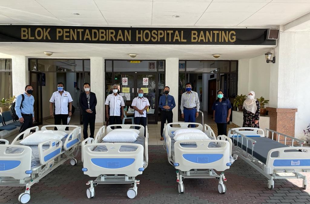 Sponsor hospital beds to Hospital Banting (3 June 2021)