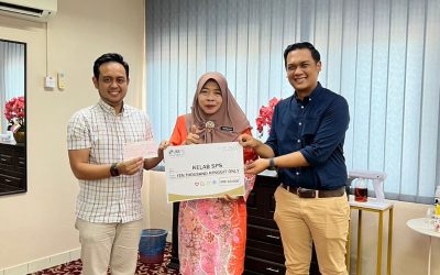 LBS Foundation donated RM10,000 to Jabatan Pendidikan Negeri Selangor